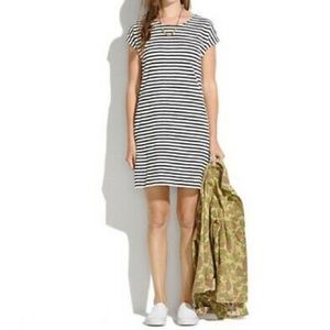 Madewell Zipline Striped Shirt Dress